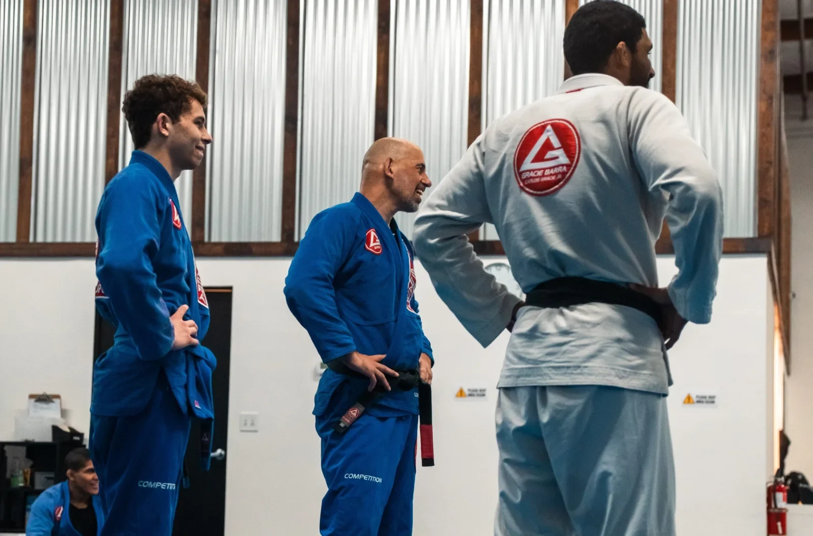 Gracie Barra Upland instructors on the mat